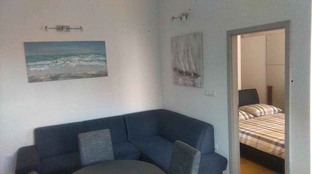 Posteľ alebo postele v izbe v ubytovaní Centar Split Apartments Manuš