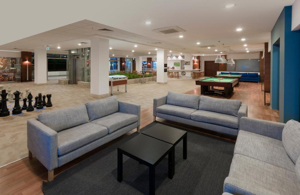 Posezení v ubytování Barut B Suites