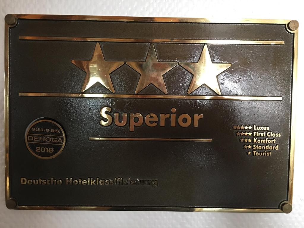 Certifikát, hodnocení, plakát nebo jiný dokument vystavený v ubytování Hotel Adler