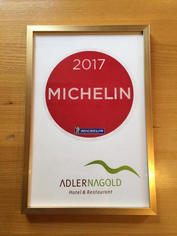 Certifikát, hodnocení, plakát nebo jiný dokument vystavený v ubytování Hotel Adler