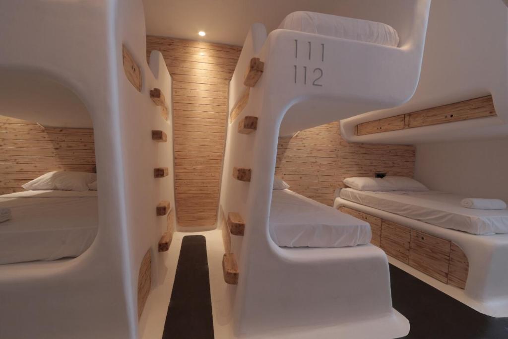 Koupelna v ubytování MyCocoon Hostel