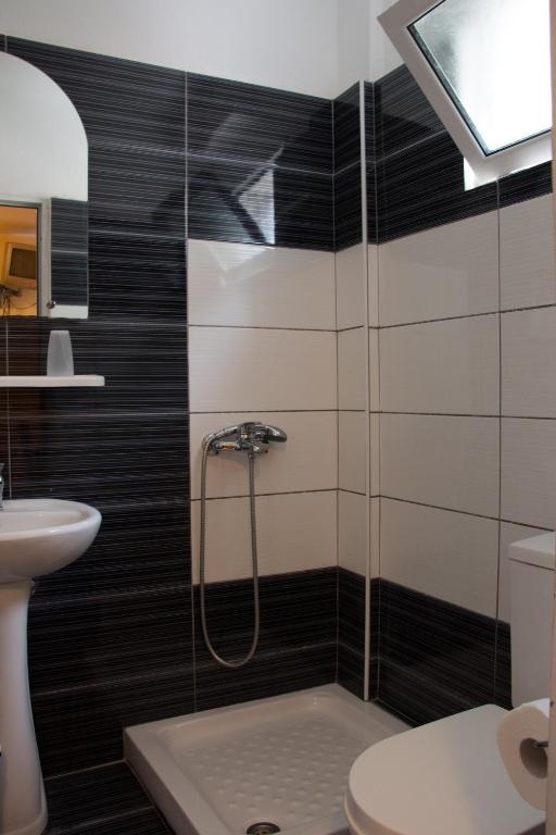 Koupelna v ubytování Filia Apartments