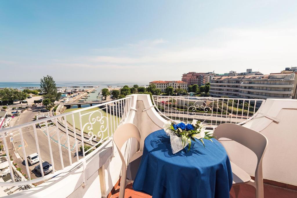 Balkón nebo terasa v ubytování Hotel Alexander