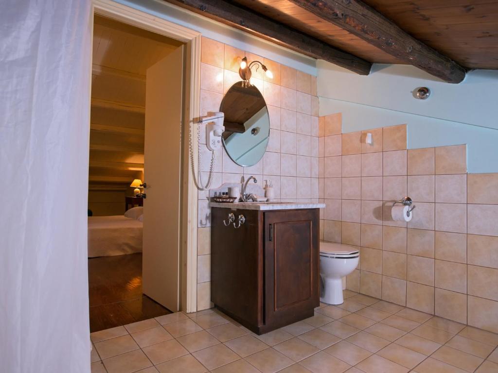 Koupelna v ubytování Villa De Loulia