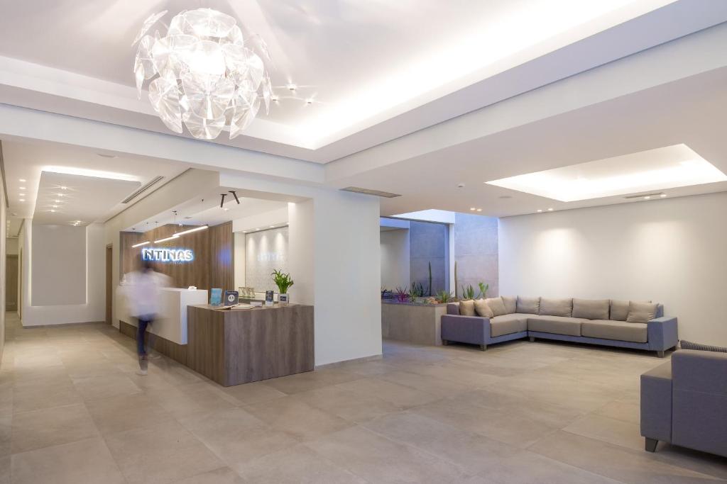 Posezení v ubytování Ntinas Filoxenia Hotel & Spa