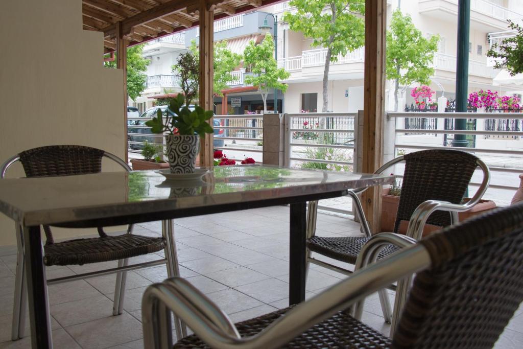 Balkón nebo terasa v ubytování Filia Apartments