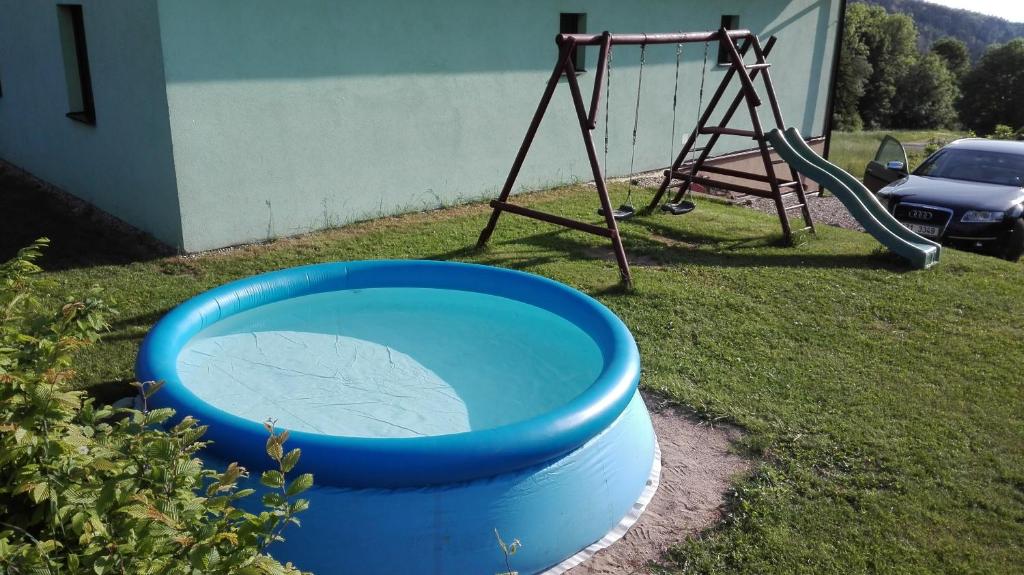 Herní místnost nebo prostor pro děti v ubytování Chalupa Sluníčko