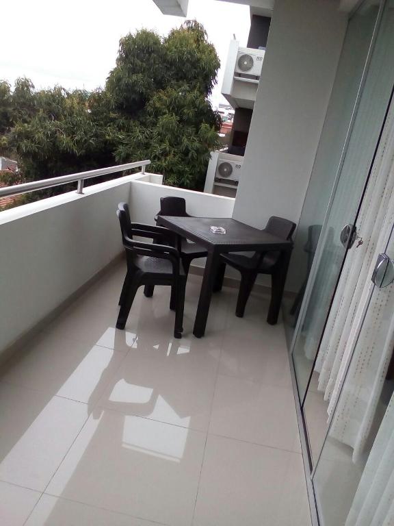 Balkón nebo terasa v ubytování Departamento moderno en Asunción Villa Morra