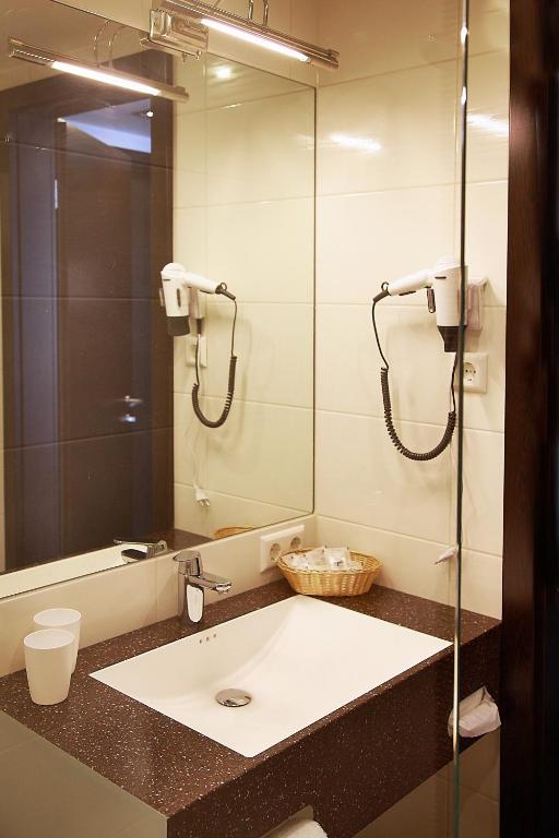 Koupelna v ubytování Hotel Bolte