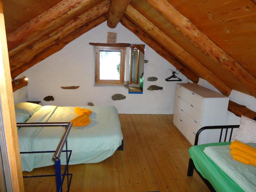 Postel nebo postele na pokoji v ubytování Casa Poiana