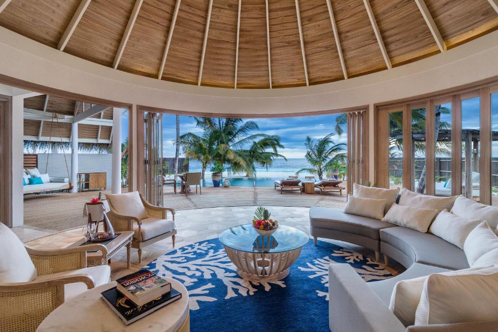 Posezení v ubytování Milaidhoo Maldives