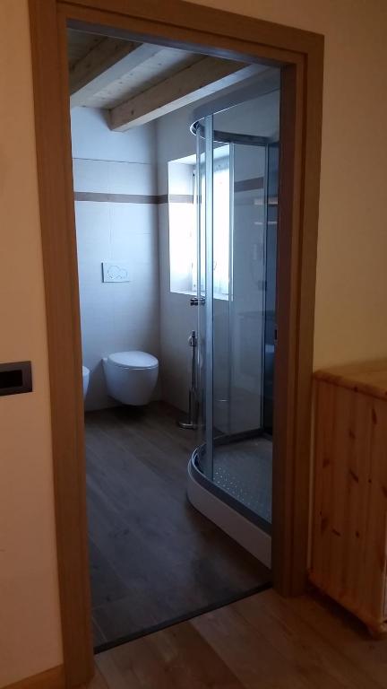 Koupelna v ubytování Hotel El Mondin