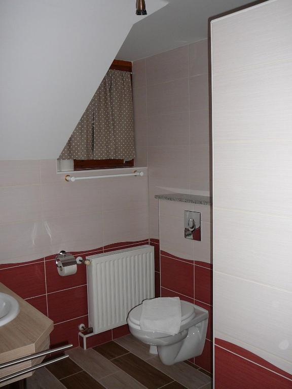Koupelna v ubytování Ciklámen apartman