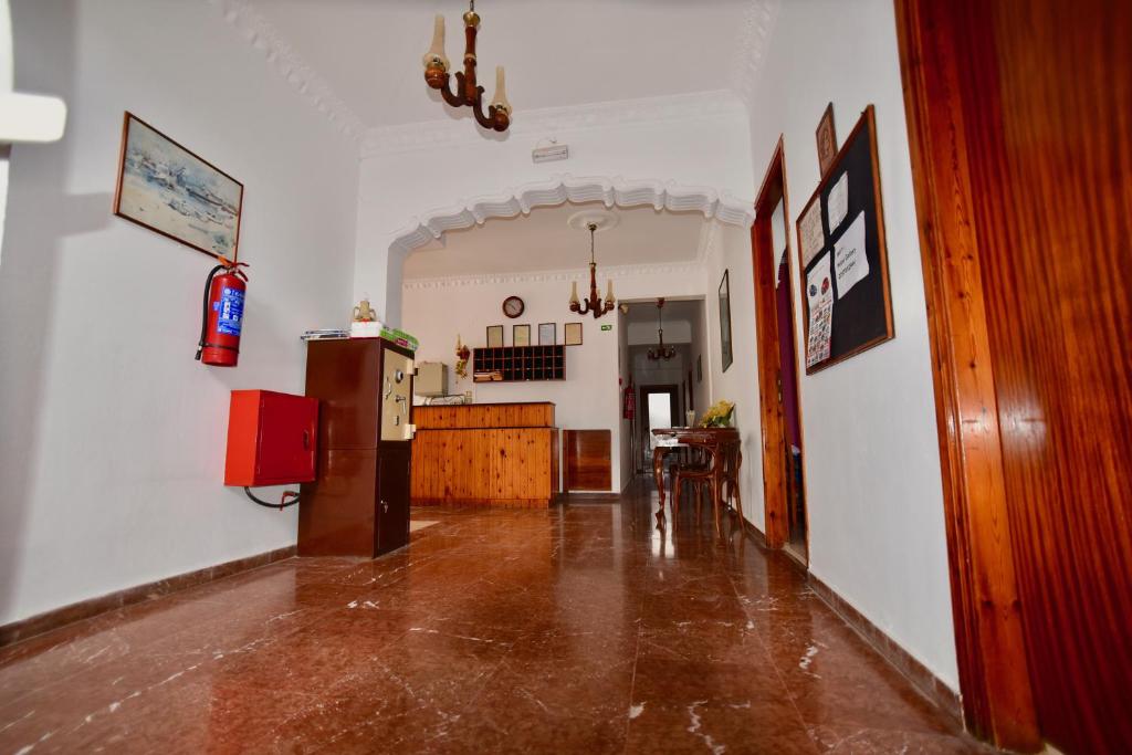 Kuchyň nebo kuchyňský kout v ubytování Hotel Galaxy