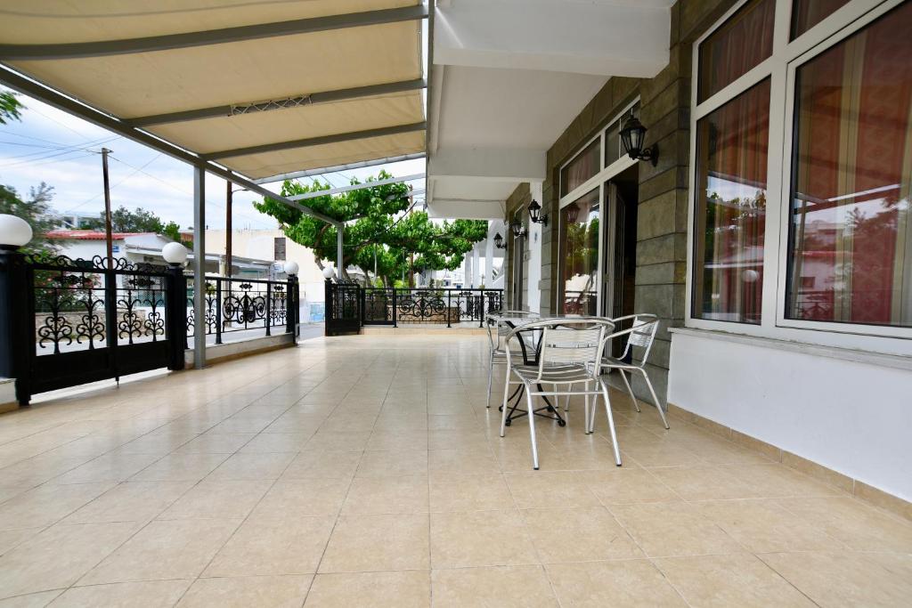 Balkón nebo terasa v ubytování Hotel Galaxy