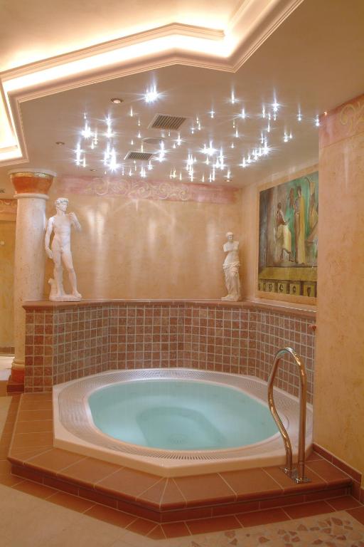 Koupelna v ubytování Hotel Keindl