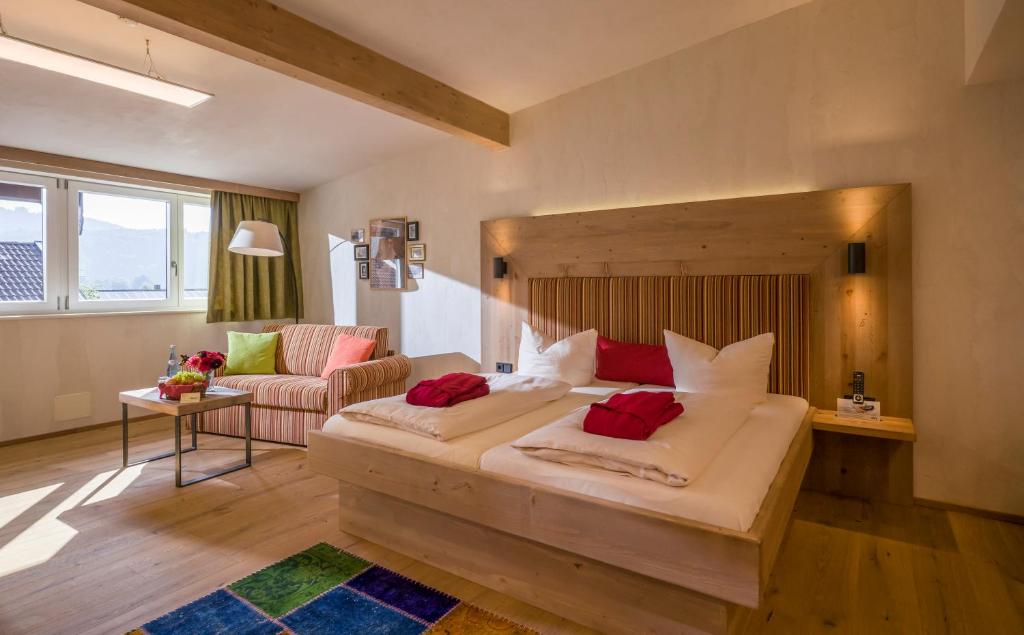 Postel nebo postele na pokoji v ubytování Hotel Keindl