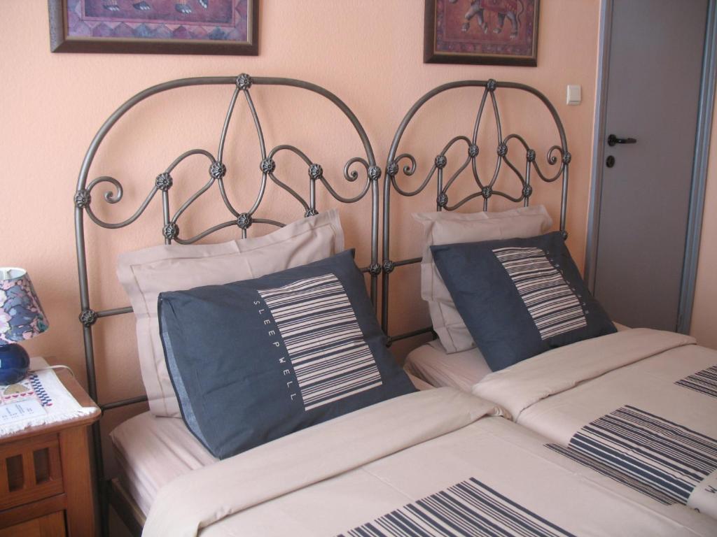 Postel nebo postele na pokoji v ubytování B&B Het Wit Beertje