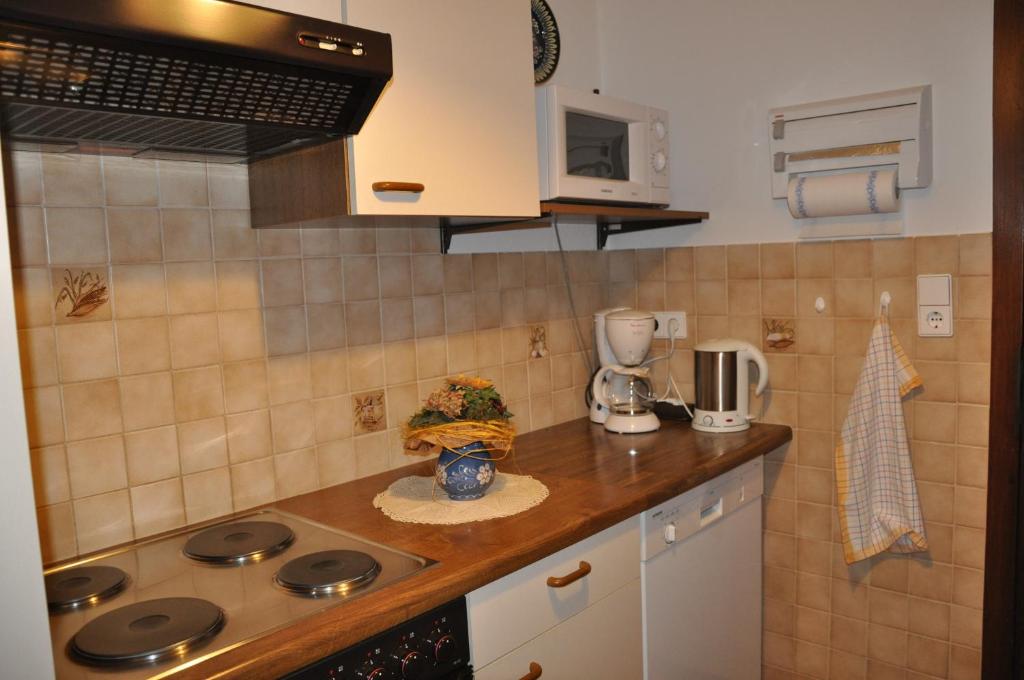 Kuchyň nebo kuchyňský kout v ubytování Landhaus Neuwirth