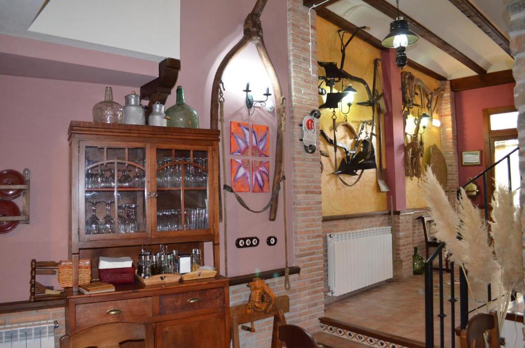 Kuchyň nebo kuchyňský kout v ubytování Casa Rural Teresa