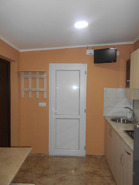 Kuchyň nebo kuchyňský kout v ubytování Guesthouse on Benashvili