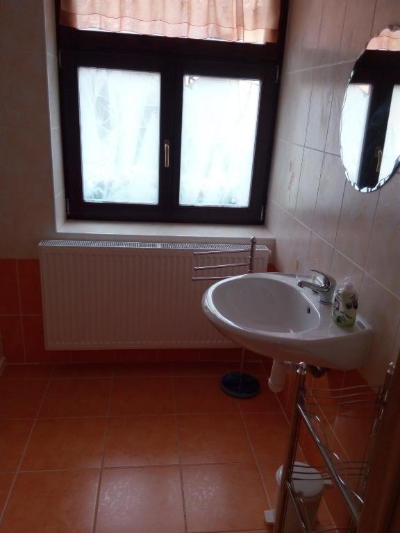 Koupelna v ubytování U Slunecne brany