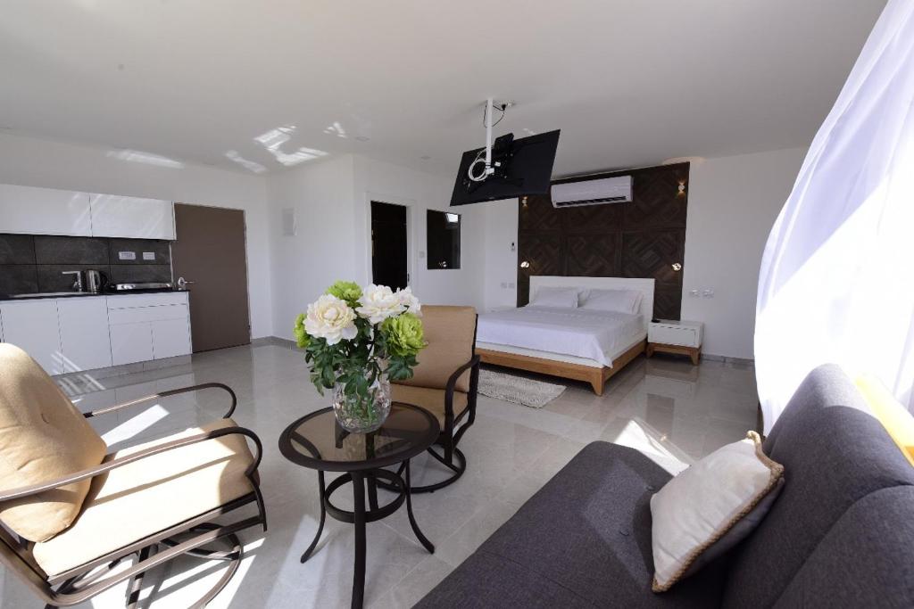 Posezení v ubytování Presidential Penthouse