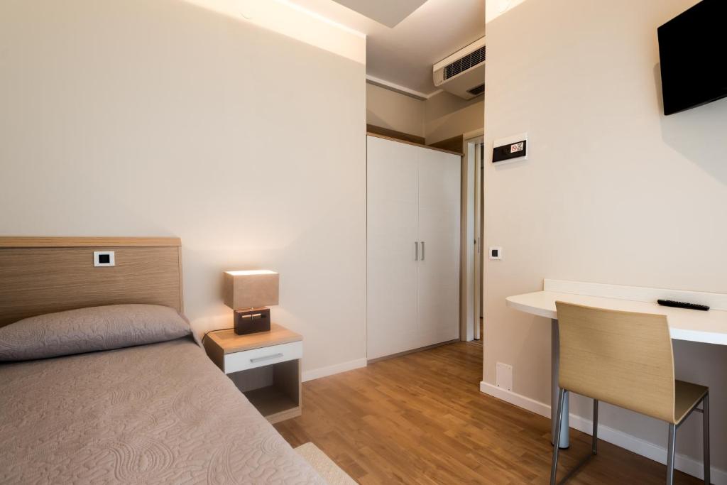 TV a/nebo společenská místnost v ubytování Hotel Eurovil Garni