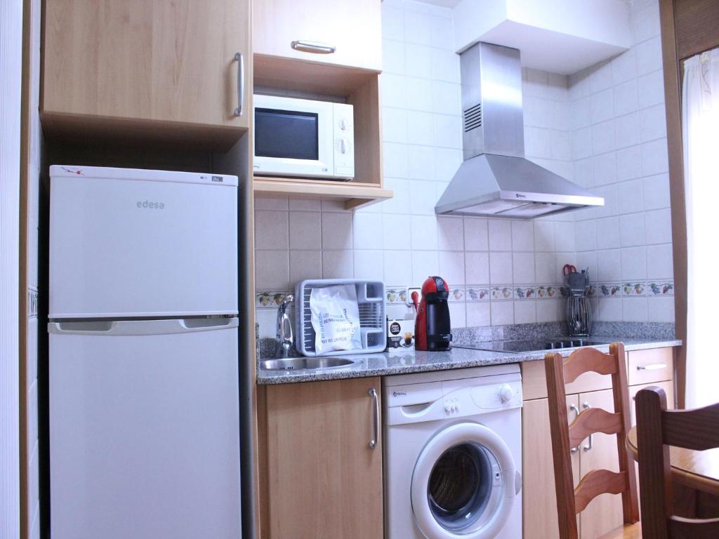 Kuchyň nebo kuchyňský kout v ubytování Hotel Casa Domenc