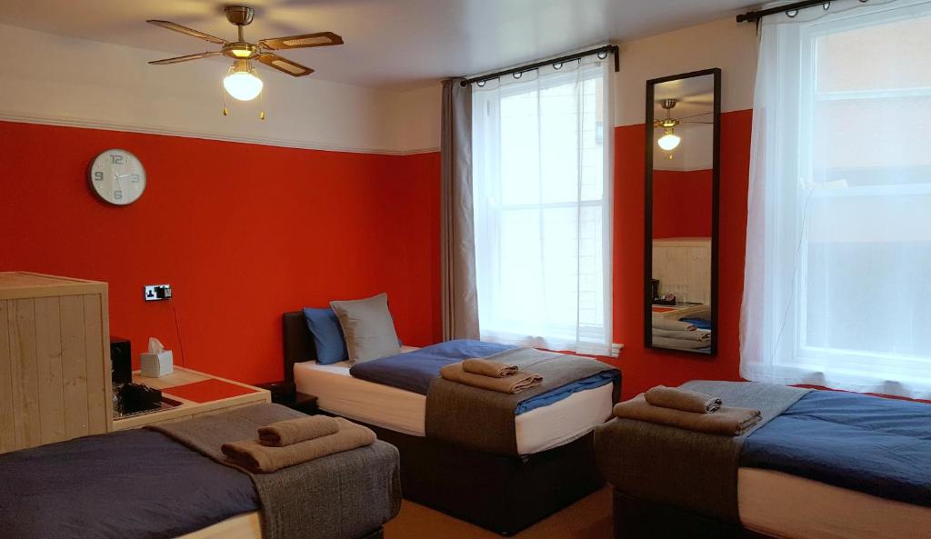 
Family Room with a Detached Private Bathroom
