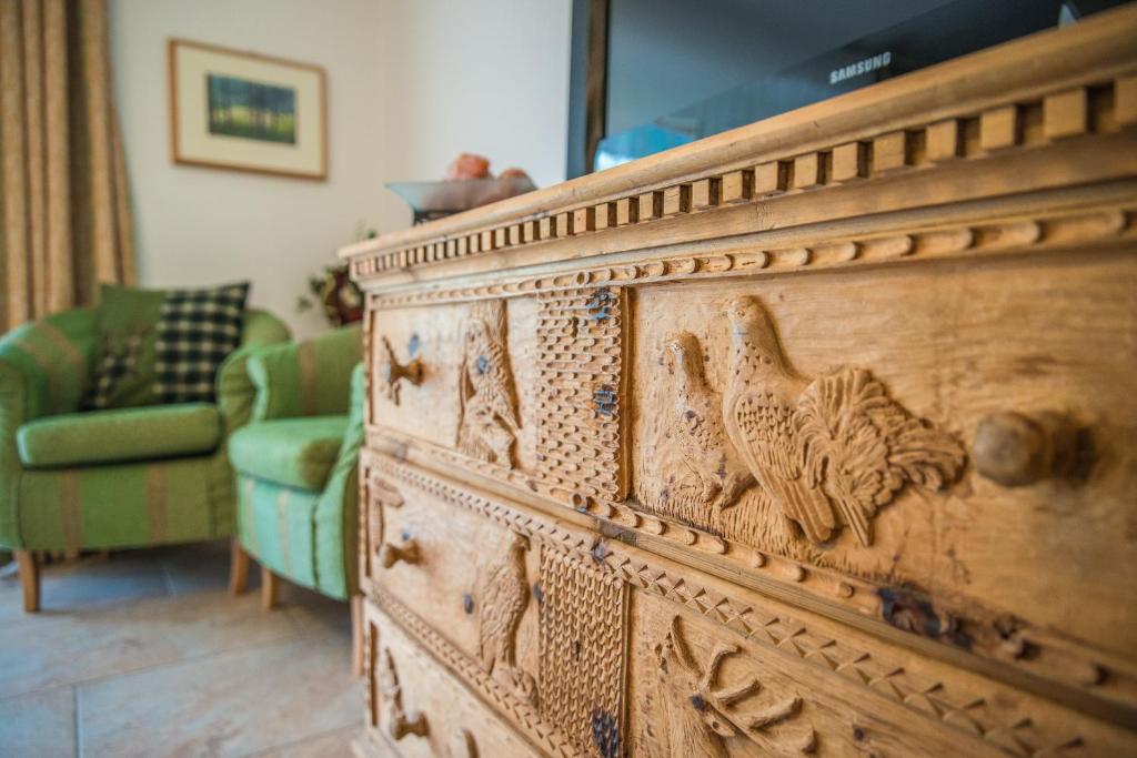 Posezení v ubytování Chalet Bernegg