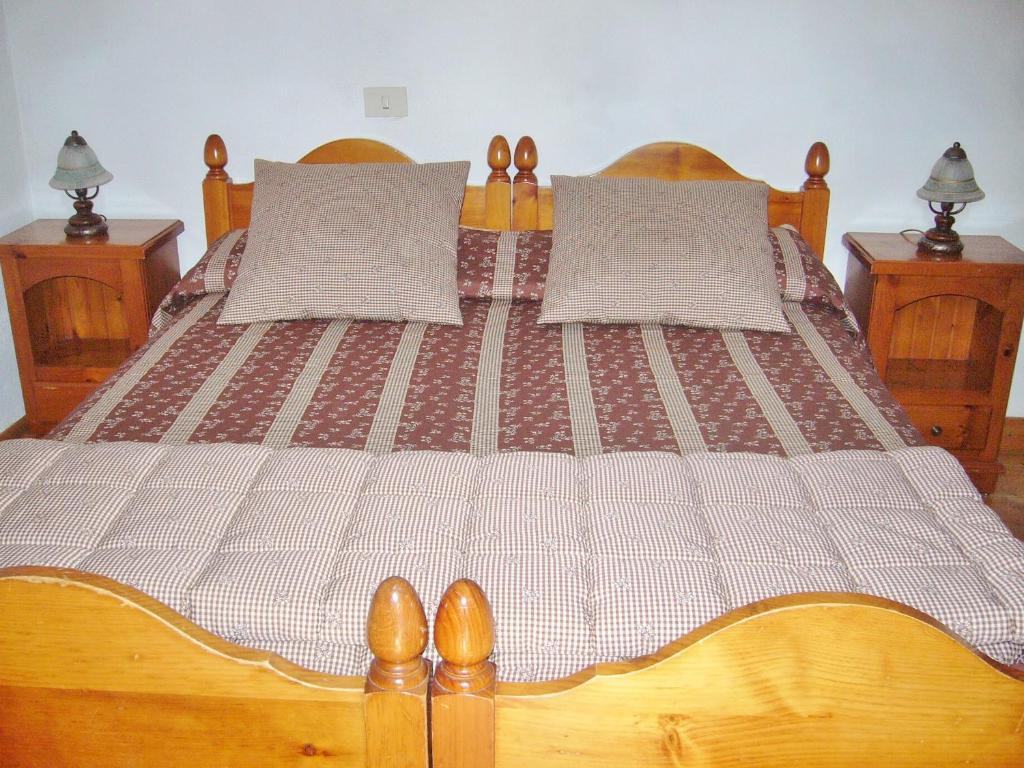 Postel nebo postele na pokoji v ubytování Albergo Passet