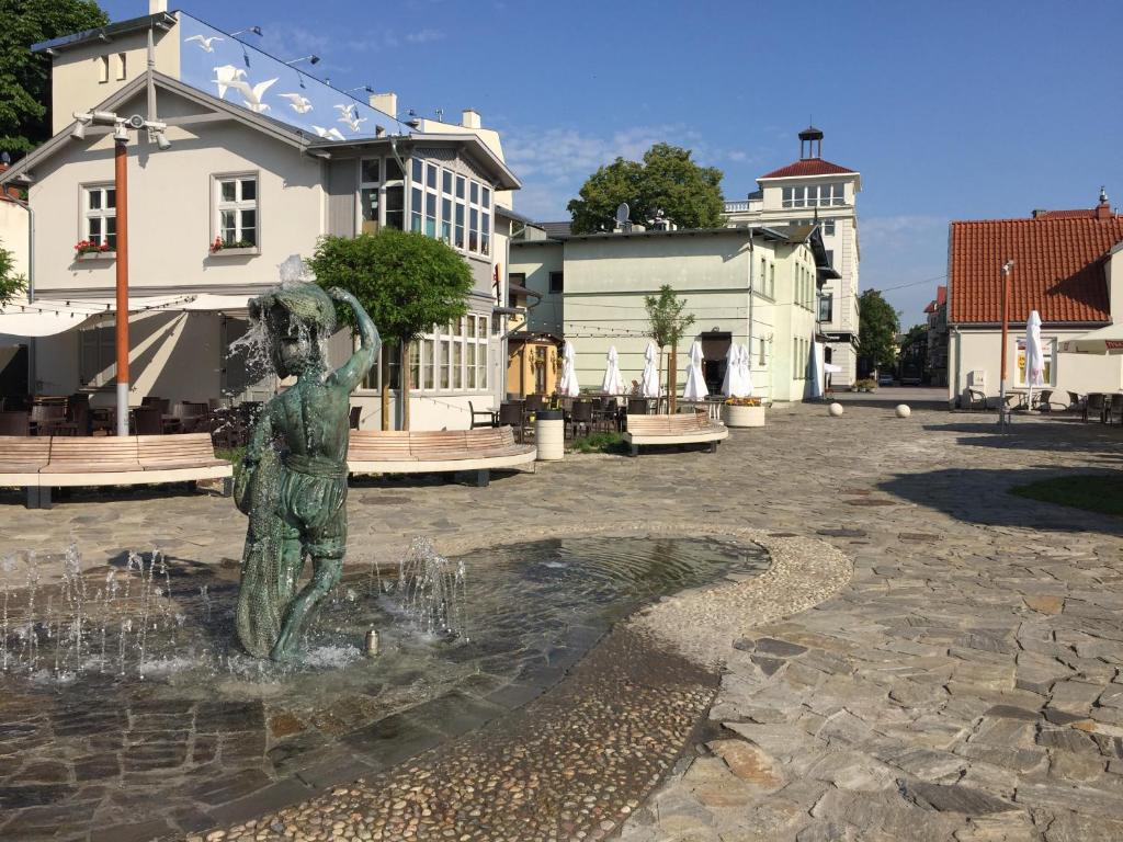 Budynek, w którym mieści się apartament