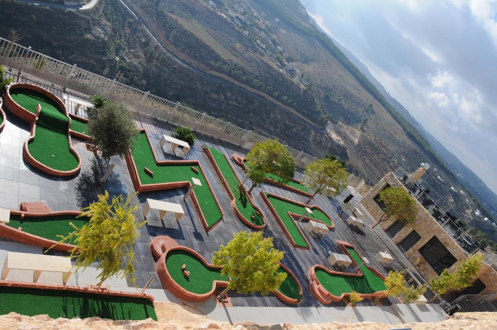 Letecký snímek ubytování Sindyan Resort