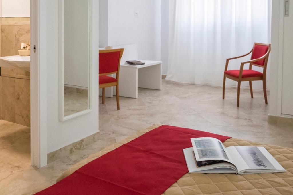 Posezení v ubytování Palazzo Della Mura
