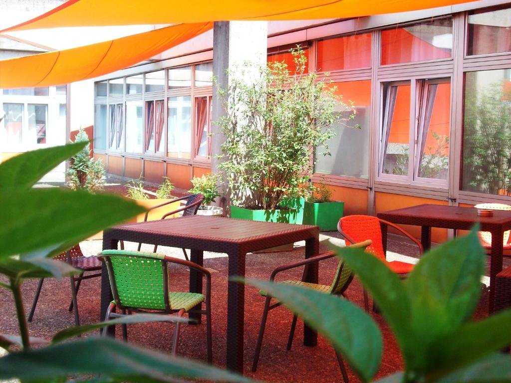 Restaurace v ubytování Gästehaus Kaiserpassage- Ihr Cityhostel
