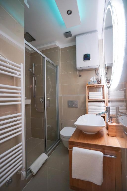 Kúpeľňa v ubytovaní Destino City Apartments