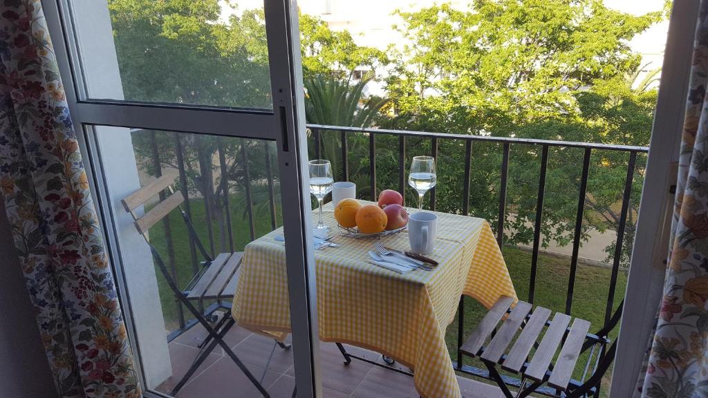 Balkón alebo terasa v ubytovaní Apartamentos Saturnos