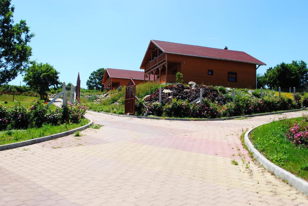 Zahrada ubytování Rózsapark Vendégház