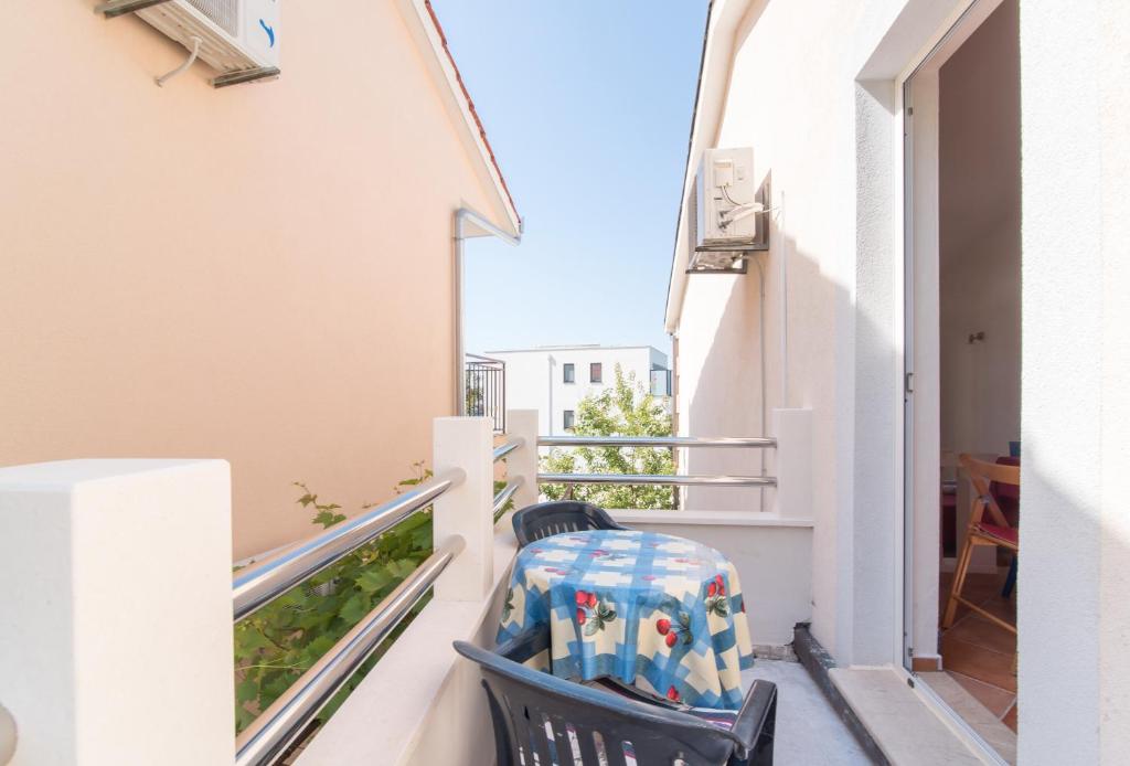 Balkón nebo terasa v ubytování Studio Apartment Brela