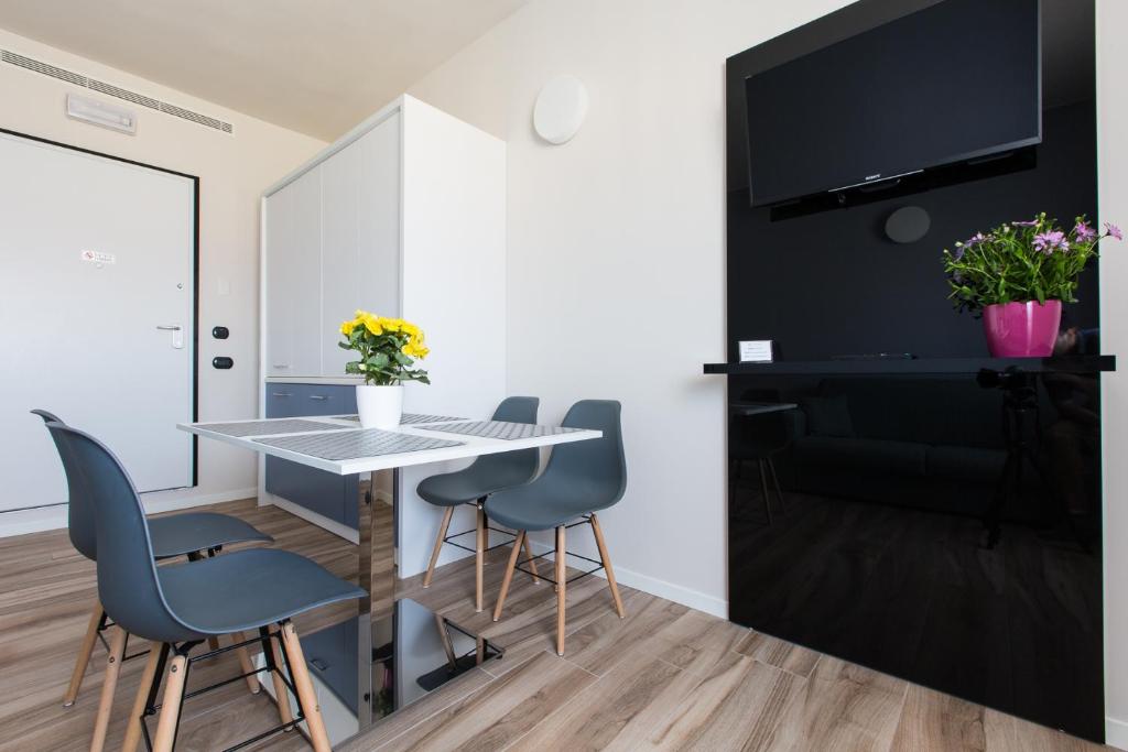 Posezení v ubytování Aparthotel Isola