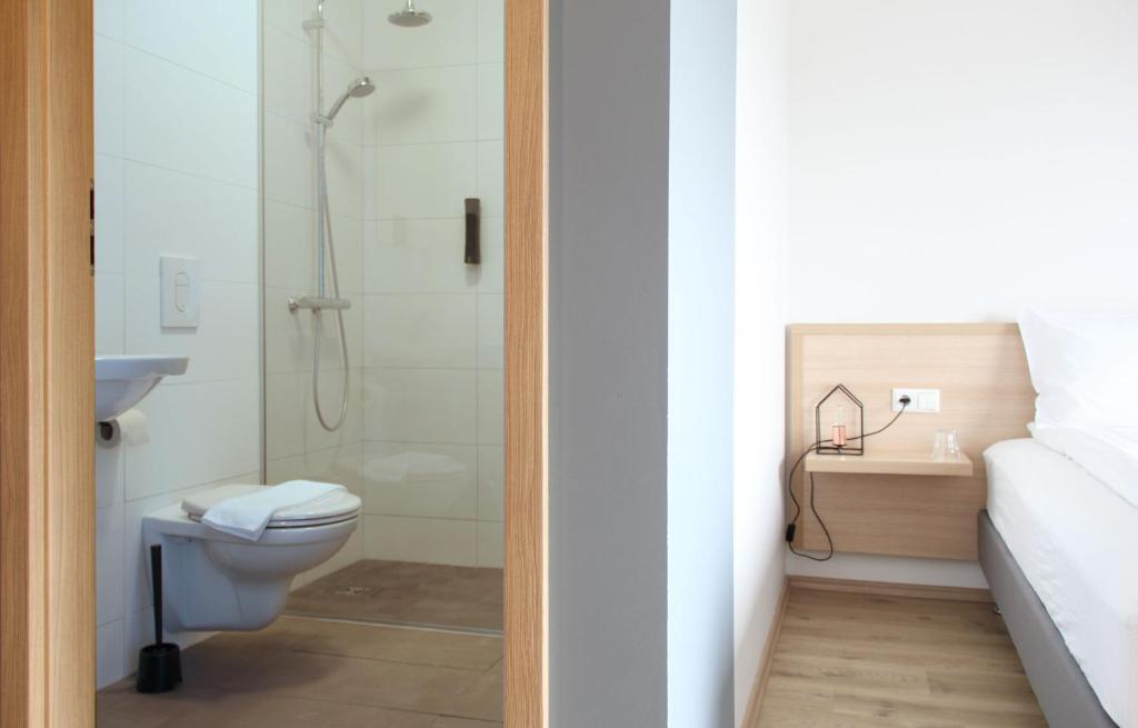 Koupelna v ubytování Lilja Guesthouse
