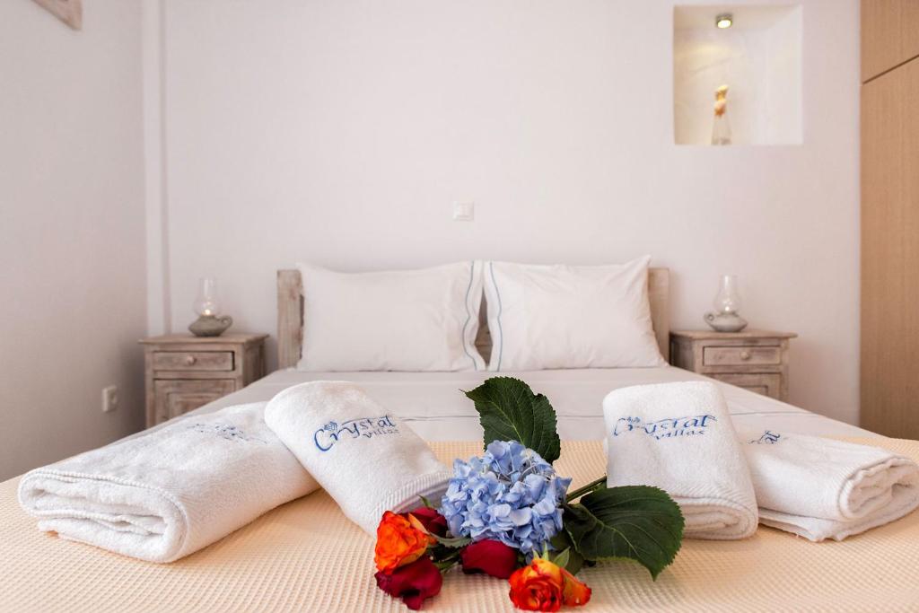 Posteľ alebo postele v izbe v ubytovaní Crystal Villa I