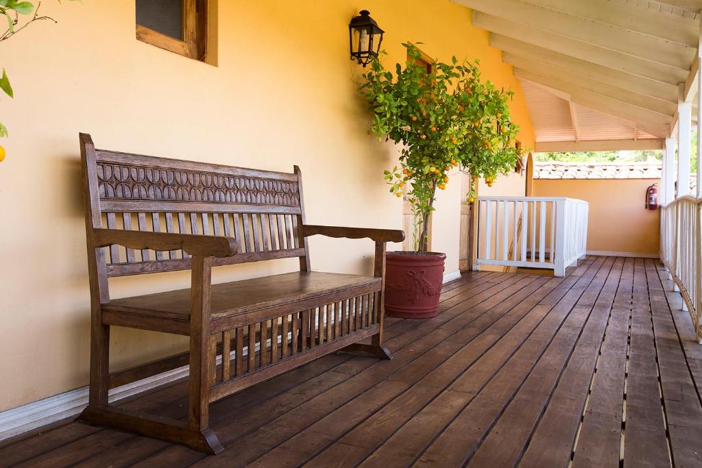 Uma varanda ou terraço em Viña La Playa Hotel & Winery