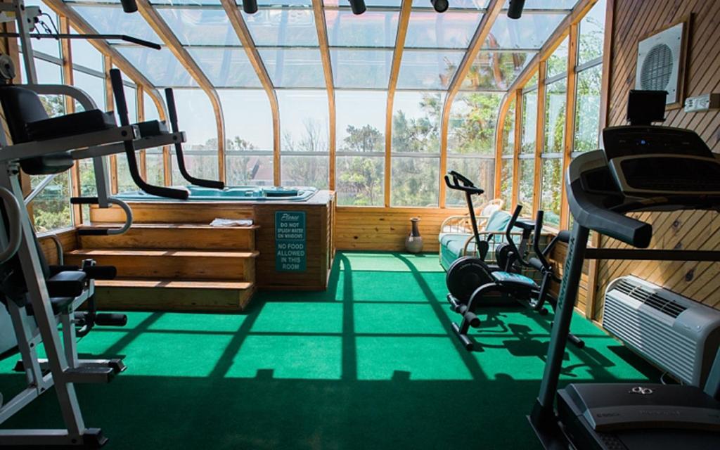 Fitness centrum a/nebo fitness zařízení v ubytování Waterside Inn