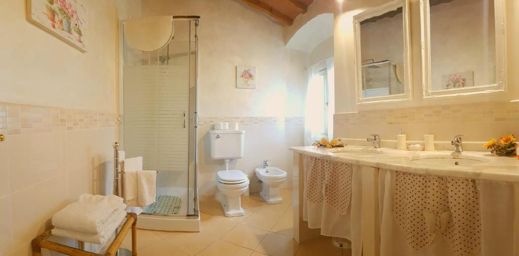 Koupelna v ubytování B&B Casale Ginette