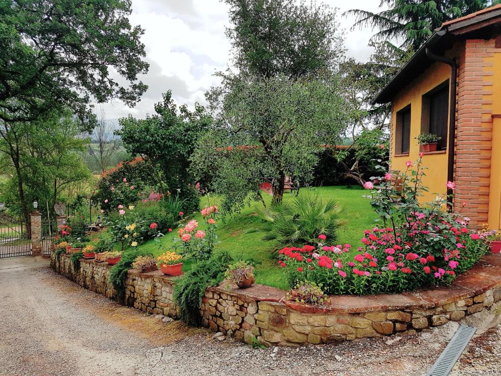 Zahrada ubytování B&B Casale Ginette