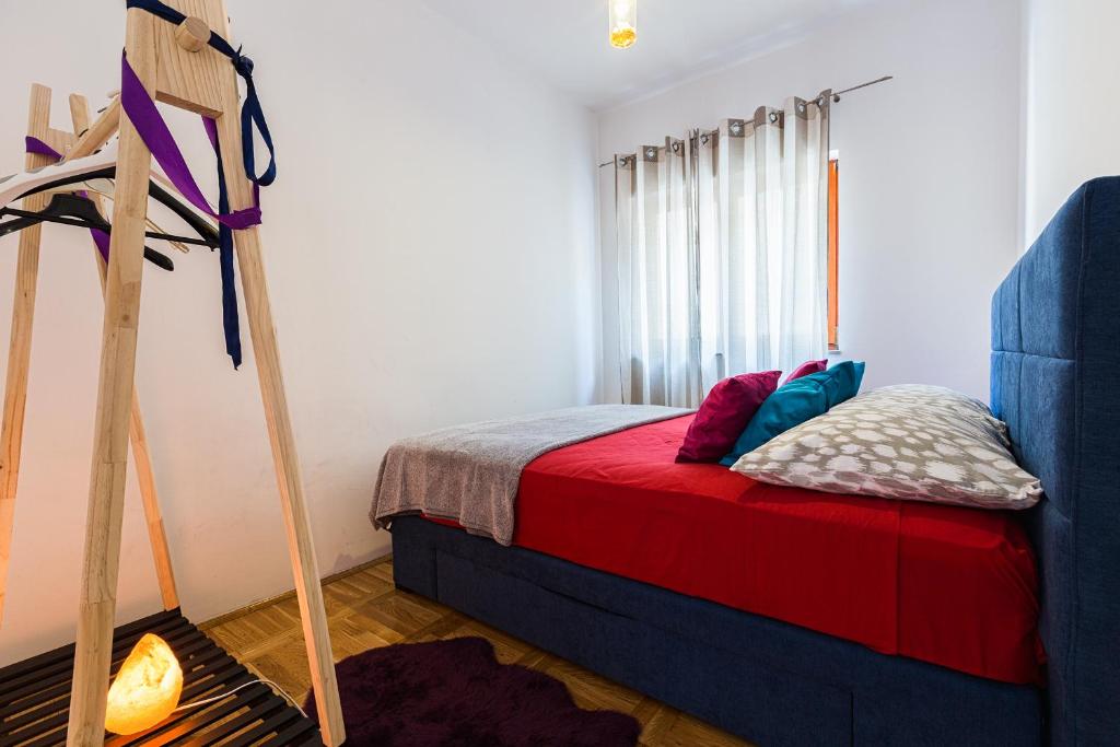 Postel nebo postele na pokoji v ubytování Apartments Marina