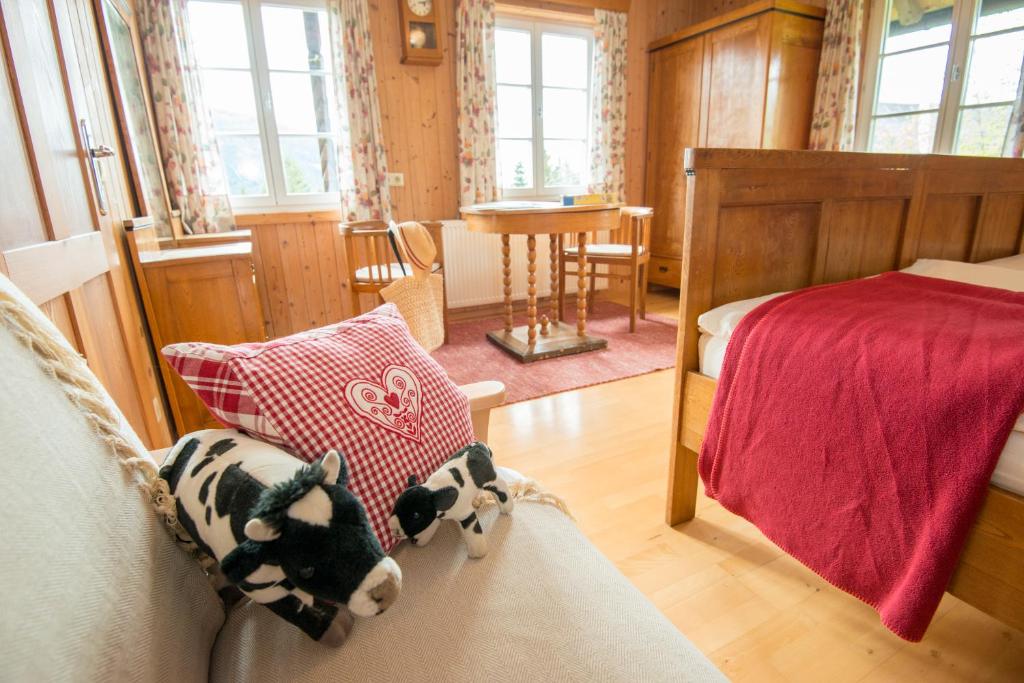 Postel nebo postele na pokoji v ubytování Walcherhof
