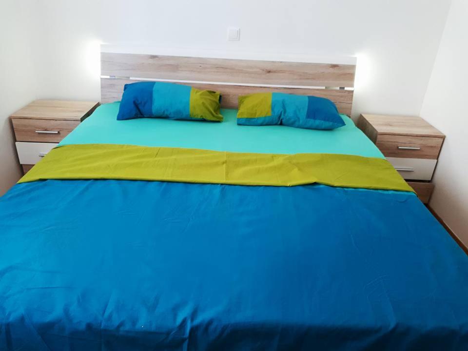 Posteľ alebo postele v izbe v ubytovaní "Blue"